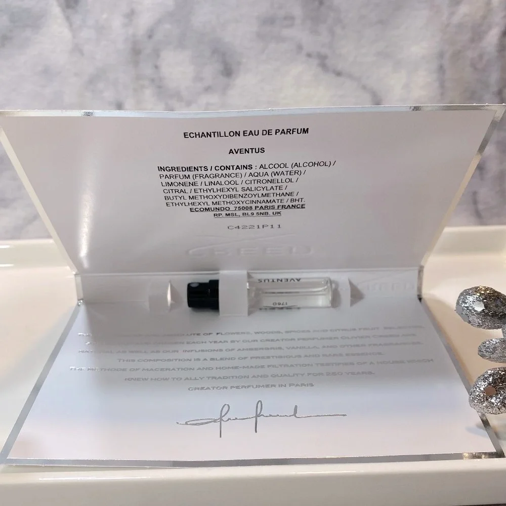 CREED Aventus Enchalliton EDPFresh Mandarin Ginger Leather-Sample 2ml,0.07oz-NEW - Picture 7 of 10